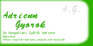 adrienn gyorok business card