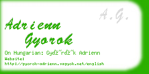 adrienn gyorok business card